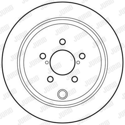JURID stabdžių diskas 562660JC