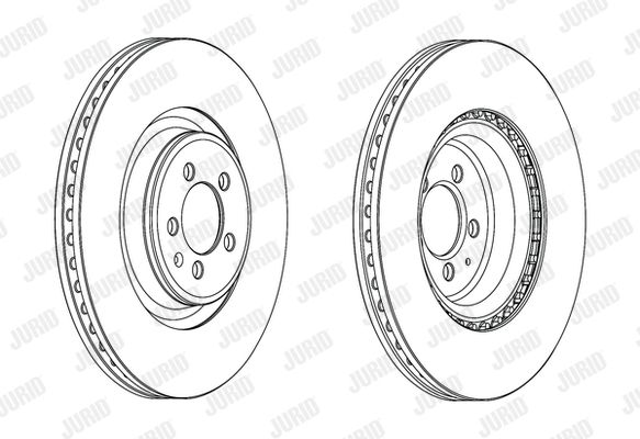 JURID Тормозной диск 562661JC-1