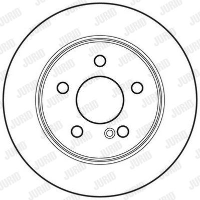 JURID Тормозной диск 562664JC