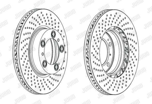 JURID Тормозной диск 562669JC-1