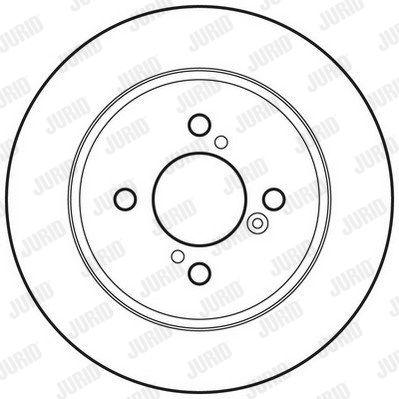 JURID Тормозной диск 562698JC