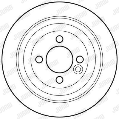 JURID Тормозной диск 562700JC