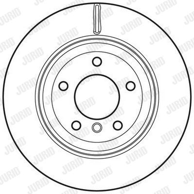 JURID Тормозной диск 562701JC