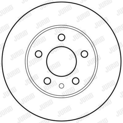 JURID Тормозной диск 562705JC