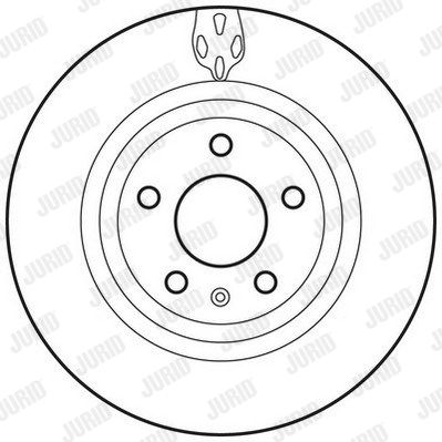 JURID Тормозной диск 562706JC