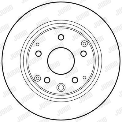 JURID stabdžių diskas 562710JC
