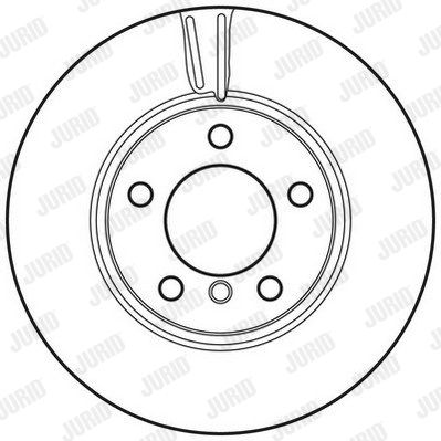 JURID Тормозной диск 562717JC