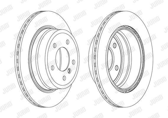 JURID Тормозной диск 562718JC