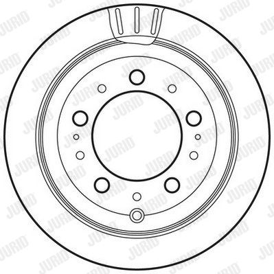 JURID Тормозной диск 562744JC