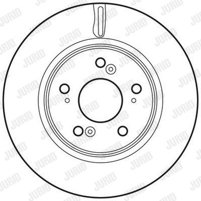 JURID Тормозной диск 562746JC