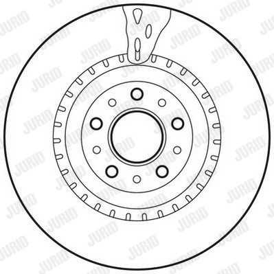 JURID Тормозной диск 562760JC