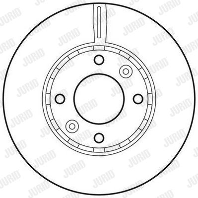JURID Тормозной диск 562799JC