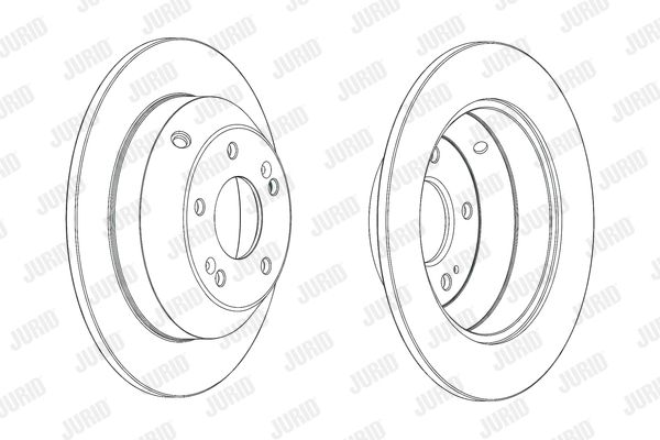 JURID stabdžių diskas 562842JC
