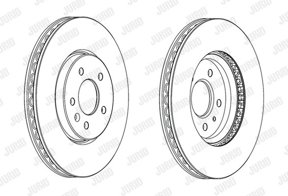 JURID Тормозной диск 562852JC-1