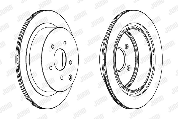 JURID Тормозной диск 562871JC