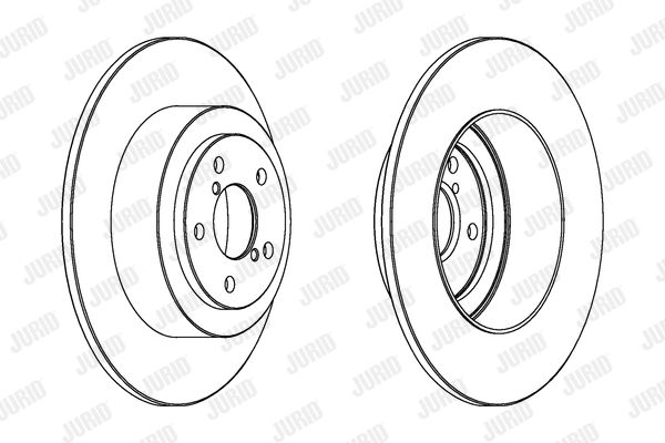 JURID Тормозной диск 562876JC