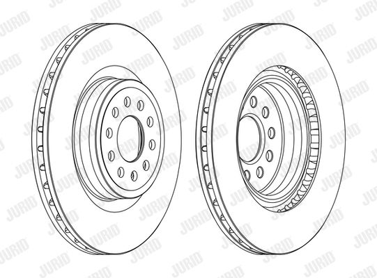 JURID stabdžių diskas 562908JC-1