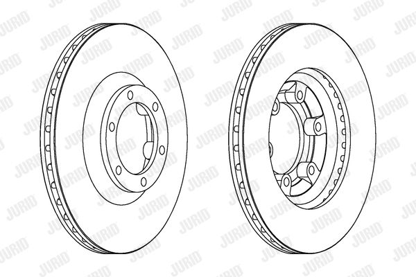 JURID Тормозной диск 563063JC