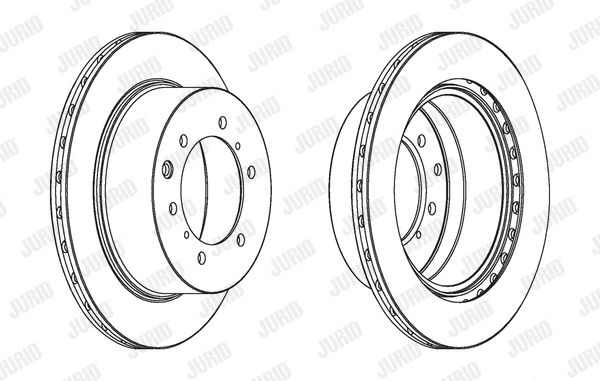 JURID Тормозной диск 563073JC