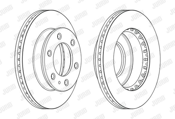 JURID stabdžių diskas 563113JC