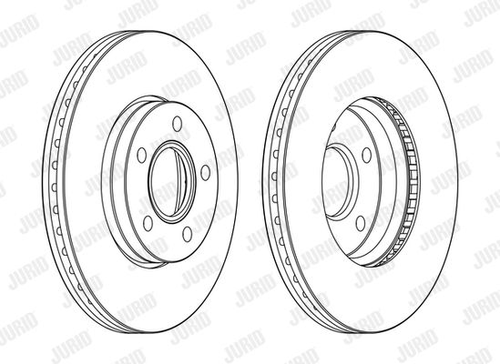 JURID Тормозной диск 563160JC