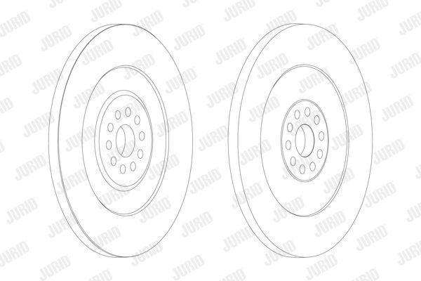 JURID Тормозной диск 567142J