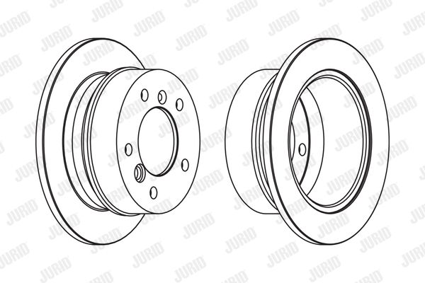 JURID Тормозной диск 567771J
