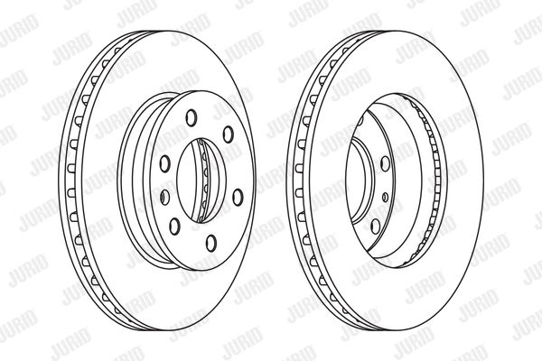 JURID Тормозной диск 569136J