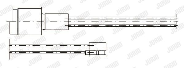 JURID Сигнализатор, износ тормозных колодок 581303