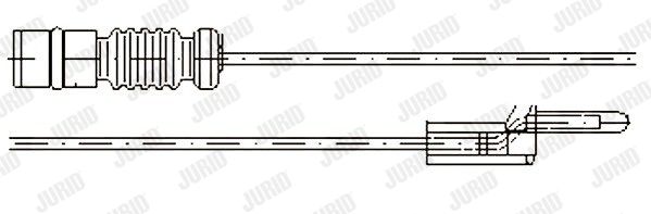 JURID Сигнализатор, износ тормозных колодок 581350