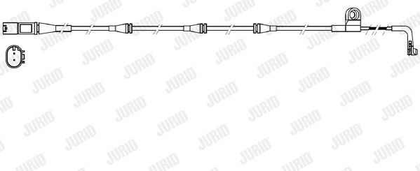 JURID Сигнализатор, износ тормозных колодок 581415