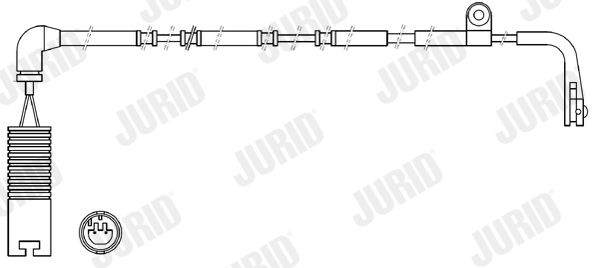 JURID Сигнализатор, износ тормозных колодок 581440