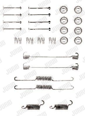 JURID Комплектующие, тормозная колодка 771036J