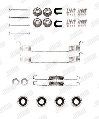 JURID Комплектующие, тормозная колодка 771079J