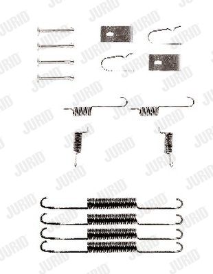 JURID Комплектующие, тормозная колодка 771093J