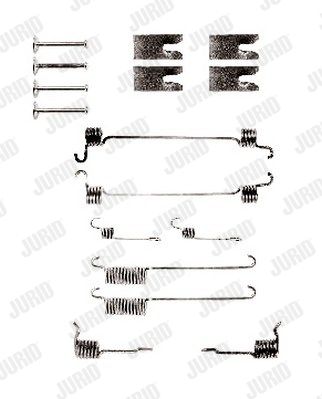 JURID Комплектующие, тормозная колодка 771150J