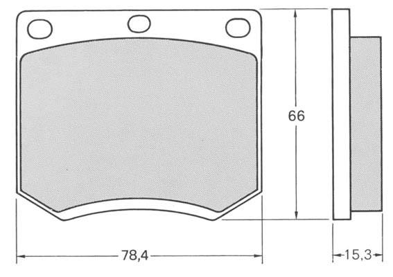 K27 Комплект тормозных колодок, дисковый тормоз 481-2049127