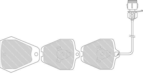 K27 Комплект тормозных колодок, дисковый тормоз 481-2145227