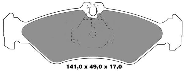 K27 stabdžių trinkelių rinkinys, diskinis stabdys 481-2162127