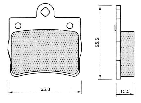 K27 Комплект тормозных колодок, дисковый тормоз 481-2190027