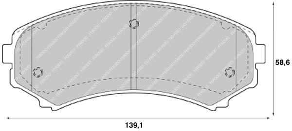 K27 Комплект тормозных колодок, дисковый тормоз 481-2348827