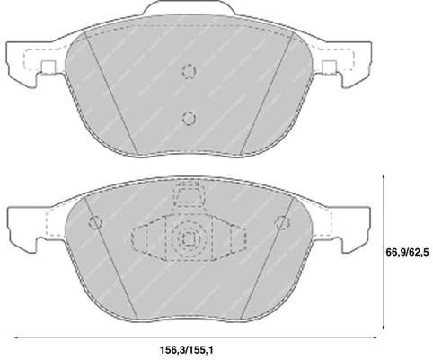 K27 Комплект тормозных колодок, дисковый тормоз 481-2372327