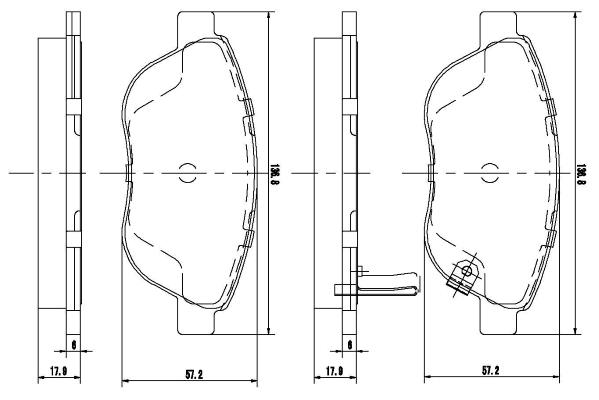 K27 Комплект тормозных колодок, дисковый тормоз 481-2398127