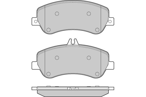 K27 Комплект тормозных колодок, дисковый тормоз 481-2486727