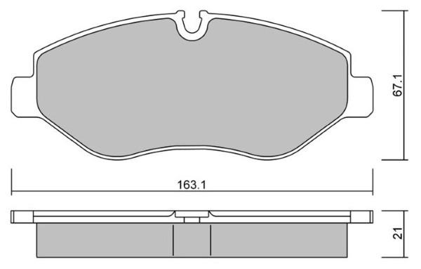 K27 Комплект тормозных колодок, дисковый тормоз 481-2919227