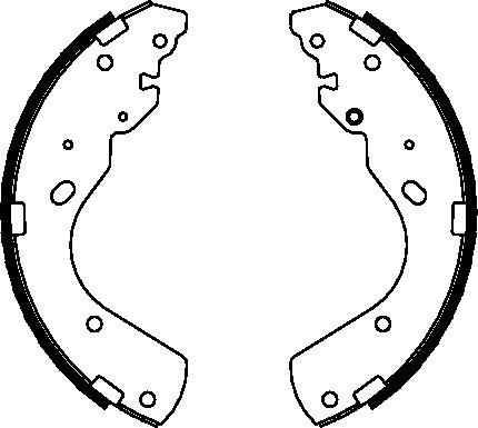 K27 Комплект тормозных колодок 483-40156
