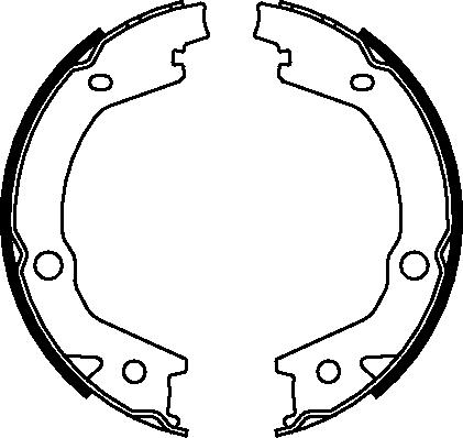 K27 Комплект тормозных колодок, стояночная тормозная с 483-46220