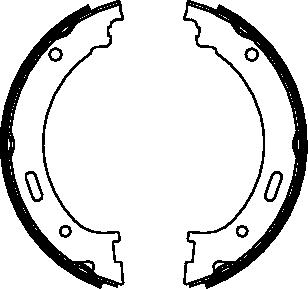 K27 Комплект тормозных колодок, стояночная тормозная с 483-88236