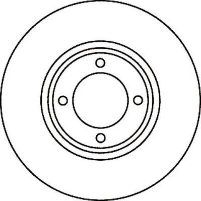 K27 stabdžių diskas 491-1149