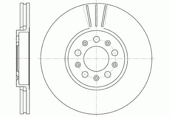 K27 stabdžių diskas 491-2347